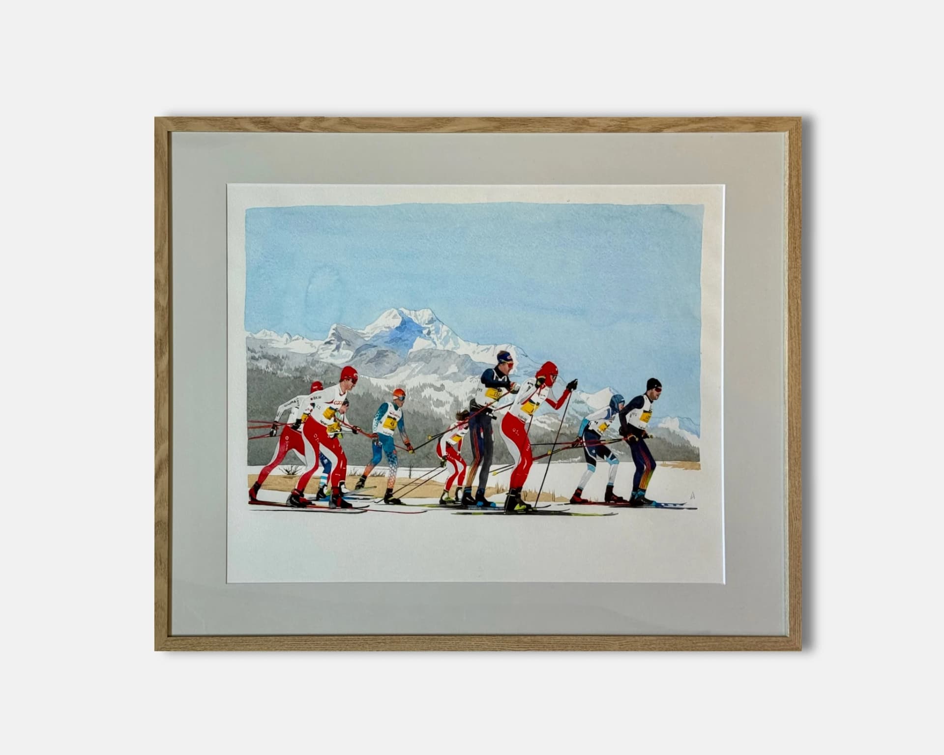 Ski Marathon. Close pack — alternate view