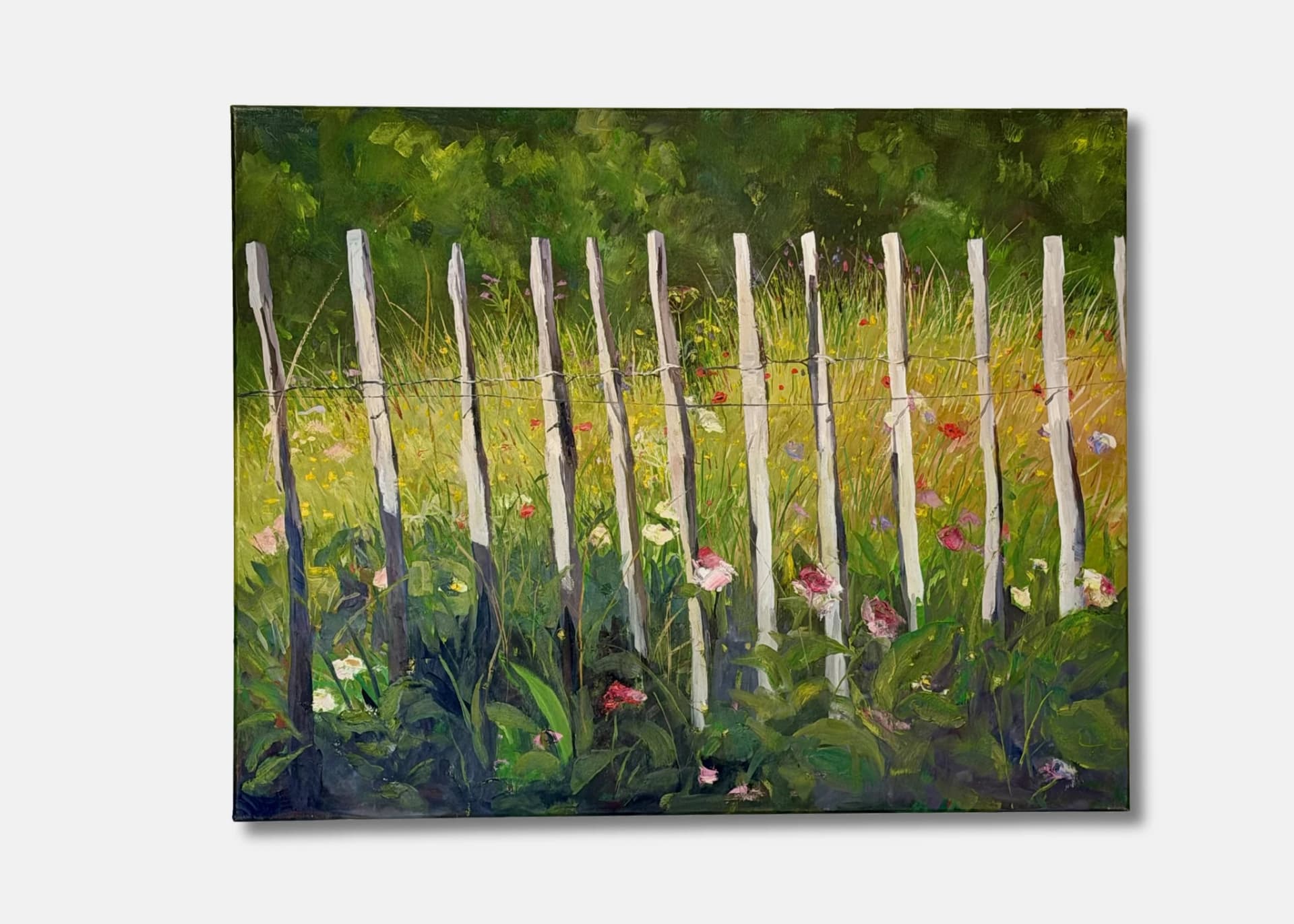 Zaun und Blumen — alternate view