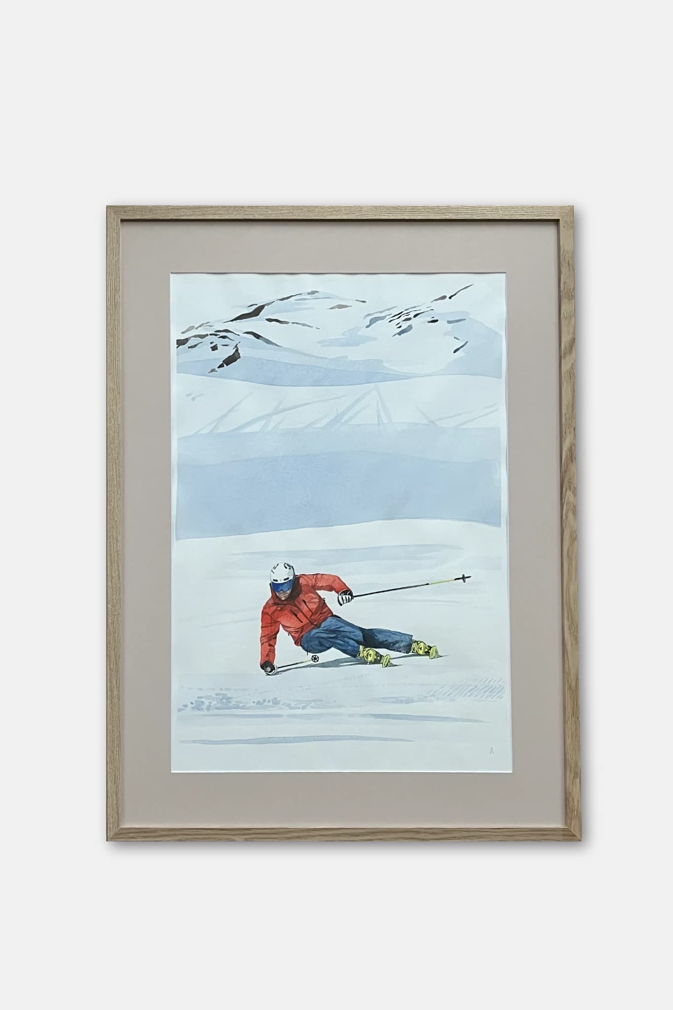 Skier — alternate view