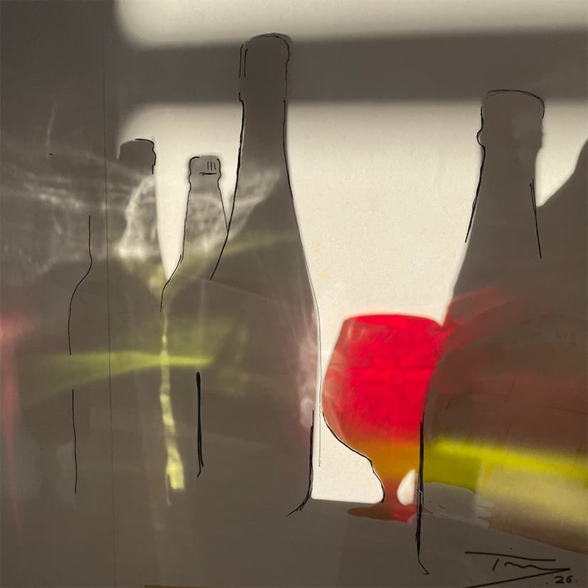 Still life with Red Glass 4