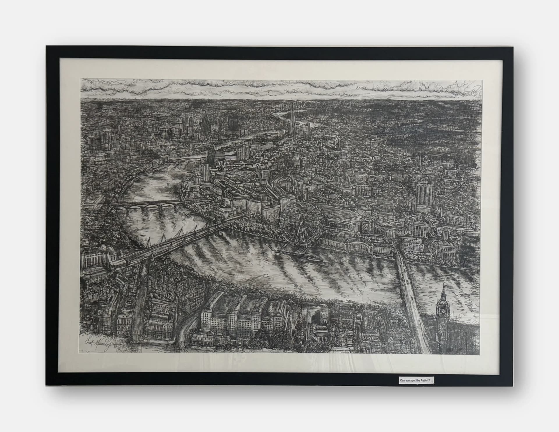 London Panoramic Drawing — alternate view