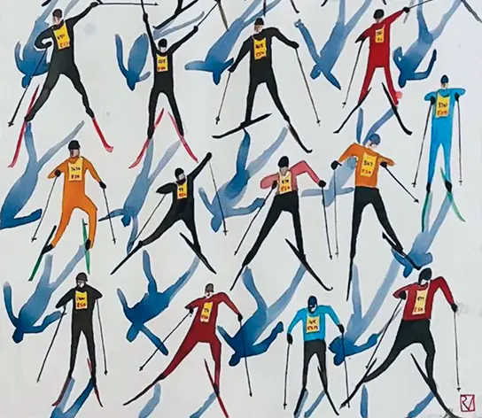 Bunte Illustration von Menschen