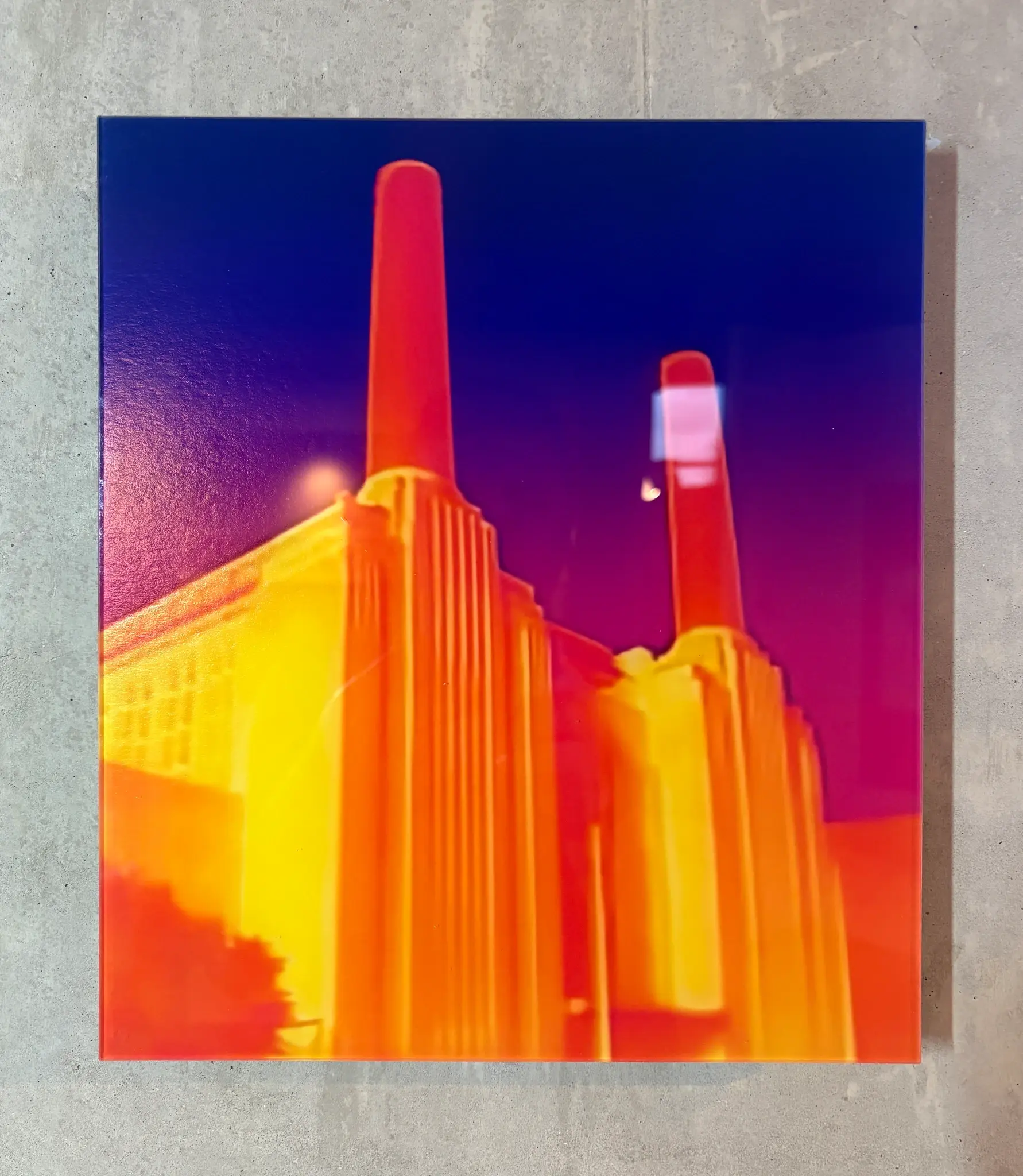 Infrared London: Battersea Power Station, a photographic print by Ernesto Romano