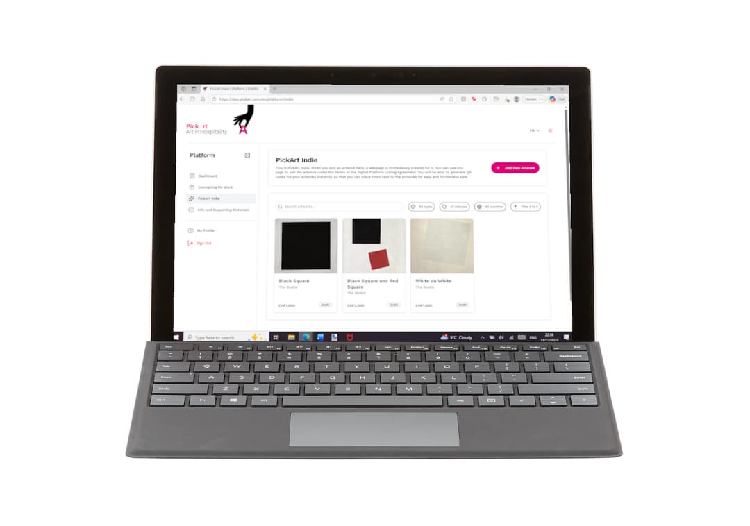 PickArt Indie turning any wall into a point of sale